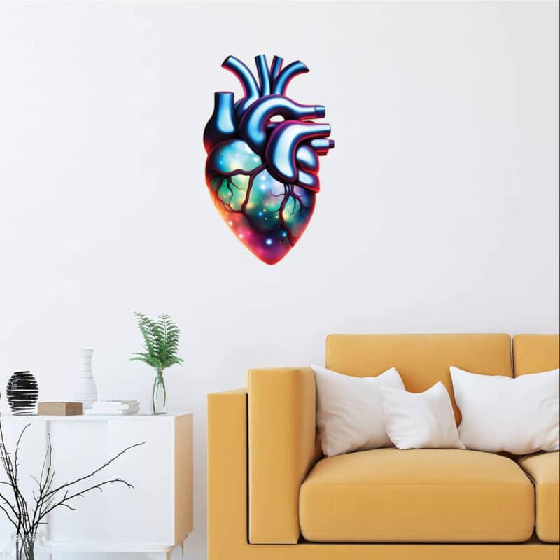 unique die cut wood wall art